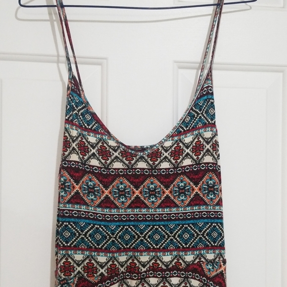 Joe Boxer Oriental Print Tank Top Dress - Picture 2 of 7